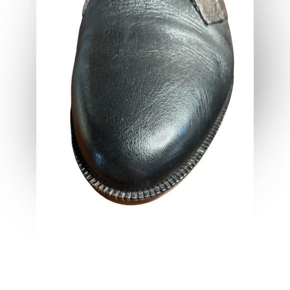 G.H BASS women’s Pamela Black brown Leather Lace Up Ankle Boots sz 7.5 preloved - Picture 7 of 14